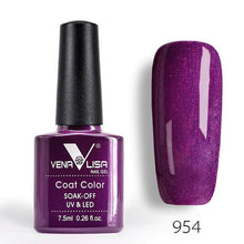 Load image into Gallery viewer, New Free Shipping Nail Art Design Manicure Venalisa 60Color 7.5Ml Soak Off Enamel Gel Polish UV Gel Nail Polish Lacquer Varnish
