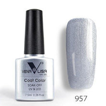 Load image into Gallery viewer, New Free Shipping Nail Art Design Manicure Venalisa 60Color 7.5Ml Soak Off Enamel Gel Polish UV Gel Nail Polish Lacquer Varnish
