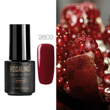 画像をギャラリービューアに読み込む, ROSALIND Gel Varnish Nail Polish UV Hybrid Nail Art Manicure Nails Extensions 7ML Vernis Semi Permanent primer gel nail polish
