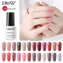 Load image into Gallery viewer, Elite99 Classic Nude Series 1 Pcs 7ml Gel Nail Polish Gel Varnish Nail Art Manicure Primer Fashion Gel Lacquer 24 Colors
