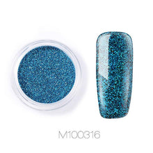 Load image into Gallery viewer, ROSALIND Nail Art Mirror Glitter Flakes Sequins UV Gel Polish Decorations Chrome Pigment Manicure Holographic Nail Powder
