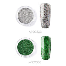 Load image into Gallery viewer, ROSALIND Nail Art Mirror Glitter Flakes Sequins UV Gel Polish Decorations Chrome Pigment Manicure Holographic Nail Powder
