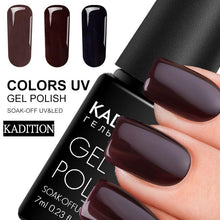 Load image into Gallery viewer, KADITION Gel Paint Nails Art Design Manicure Gellak 29 Color Soak Off Gel Nail Polish LED Nail Art Pure Color Uv Gel Varnish
