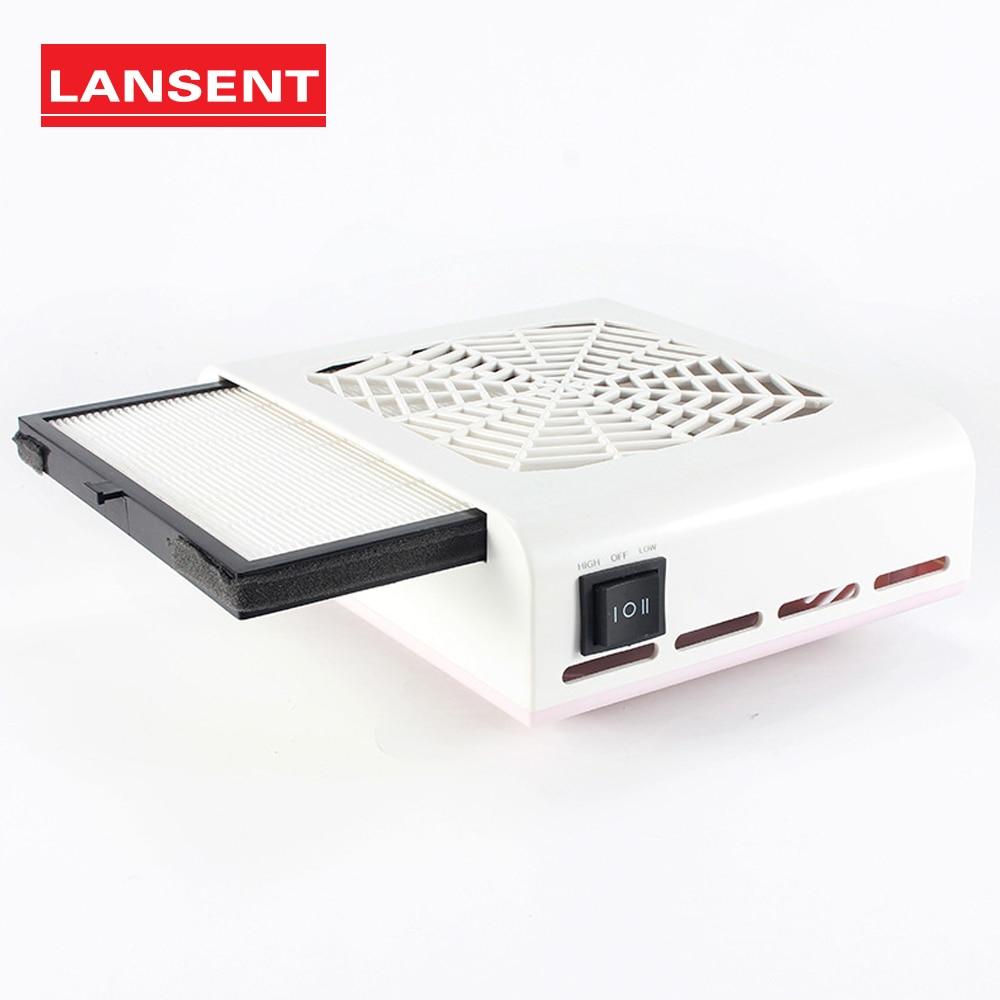 Hot Sale High power 40w Vacuum Cleaner Filter Screen Pulverized Machine Beautiful Nails Art Manicure Nail Dust collect tools