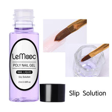 Load image into Gallery viewer, LEMOOC 20ml Nail Extension UV Gel Poly Builder Gel Liquid Slip Solution and Painless Acrylic Nail Art Manicure Tools 1 Bottle

