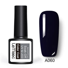 Load image into Gallery viewer, LEMOOC Gel Nail Polish 186 Pure Colors 8ml Soak Off UV Gel Nail Gel Polish Cosmetics Nail Art Manicure Nails Gel Polish
