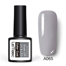 Load image into Gallery viewer, LEMOOC Gel Nail Polish 186 Pure Colors 8ml Soak Off UV Gel Nail Gel Polish Cosmetics Nail Art Manicure Nails Gel Polish
