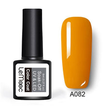 Load image into Gallery viewer, LEMOOC Gel Nail Polish 186 Pure Colors 8ml Soak Off UV Gel Nail Gel Polish Cosmetics Nail Art Manicure Nails Gel Polish
