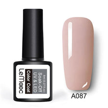 Load image into Gallery viewer, LEMOOC Gel Nail Polish 186 Pure Colors 8ml Soak Off UV Gel Nail Gel Polish Cosmetics Nail Art Manicure Nails Gel Polish
