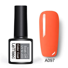 Load image into Gallery viewer, LEMOOC Gel Nail Polish 186 Pure Colors 8ml Soak Off UV Gel Nail Gel Polish Cosmetics Nail Art Manicure Nails Gel Polish
