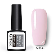 Load image into Gallery viewer, LEMOOC Gel Nail Polish 186 Pure Colors 8ml Soak Off UV Gel Nail Gel Polish Cosmetics Nail Art Manicure Nails Gel Polish
