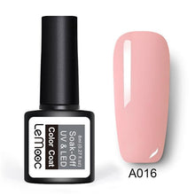 Load image into Gallery viewer, LEMOOC Gel Nail Polish 186 Pure Colors 8ml Soak Off UV Gel Nail Gel Polish Cosmetics Nail Art Manicure Nails Gel Polish
