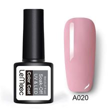 Load image into Gallery viewer, LEMOOC Gel Nail Polish 186 Pure Colors 8ml Soak Off UV Gel Nail Gel Polish Cosmetics Nail Art Manicure Nails Gel Polish
