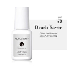 Load image into Gallery viewer, NICOLE DIARY 10ml Dipping French Powder Dip Glitter Without Lamp Cure Gradient Base Top Activator Liquid Nail Art Decorations

