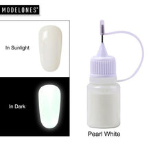 Load image into Gallery viewer, Modelones 9g Neon Phosphor Glitter Nail Powder Luminous Pigment Dust Glitter DIY Nail Art Fluorescent Glitter Powder Decorations
