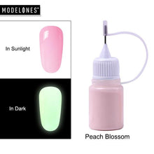 Load image into Gallery viewer, Modelones 9g Neon Phosphor Glitter Nail Powder Luminous Pigment Dust Glitter DIY Nail Art Fluorescent Glitter Powder Decorations
