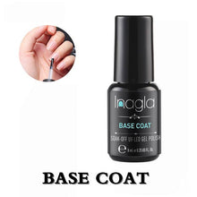 Load image into Gallery viewer, Inagla 8ML Nail Art Pure Color Gel Nail Polish Nail Manicure Top Base Need Soak off Enamel Gel Polish LED UV Gel Varnish
